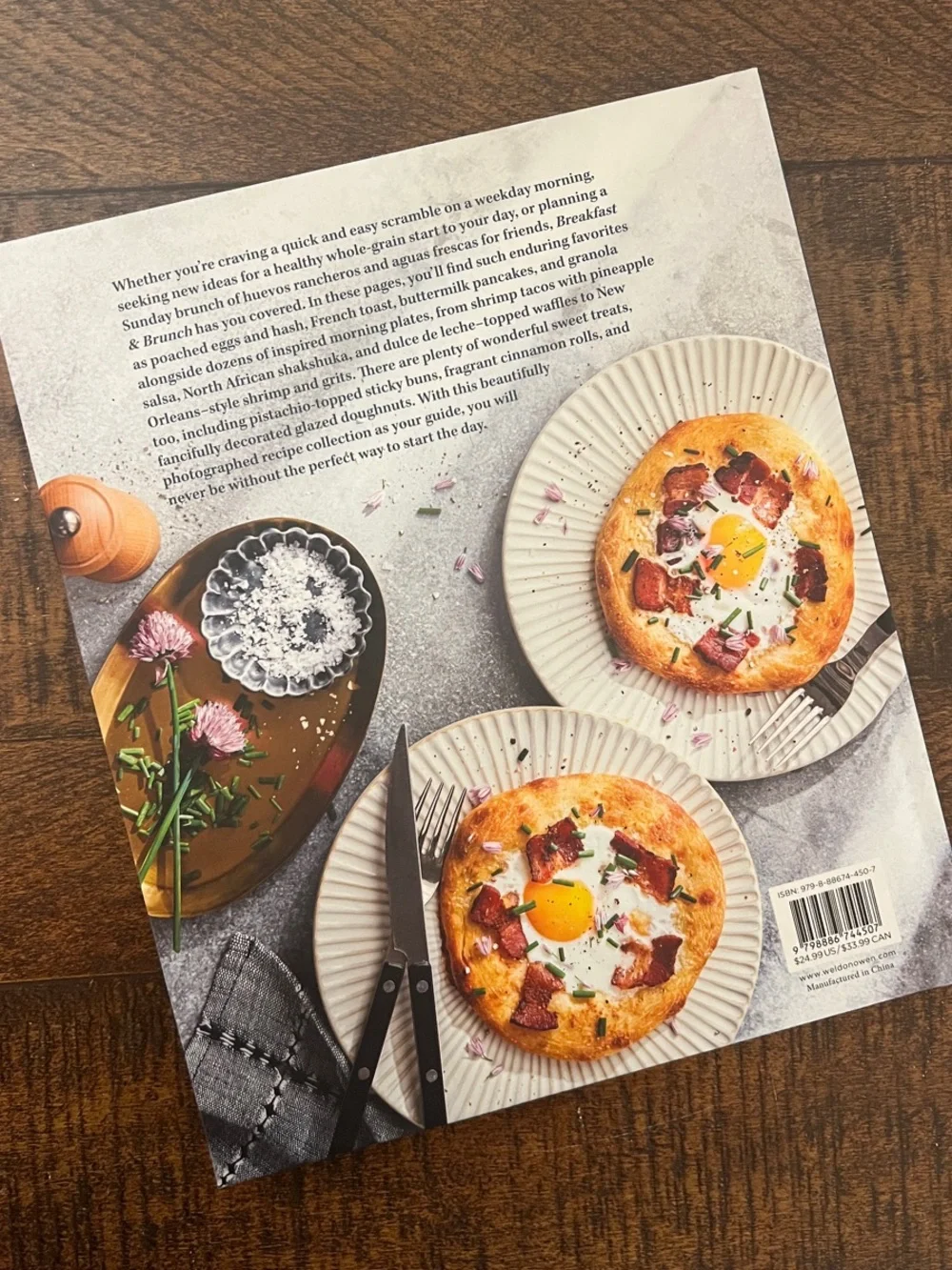 Williams Sonoma Breakfast & Brunch Cookbook - White Cover with Red Accents